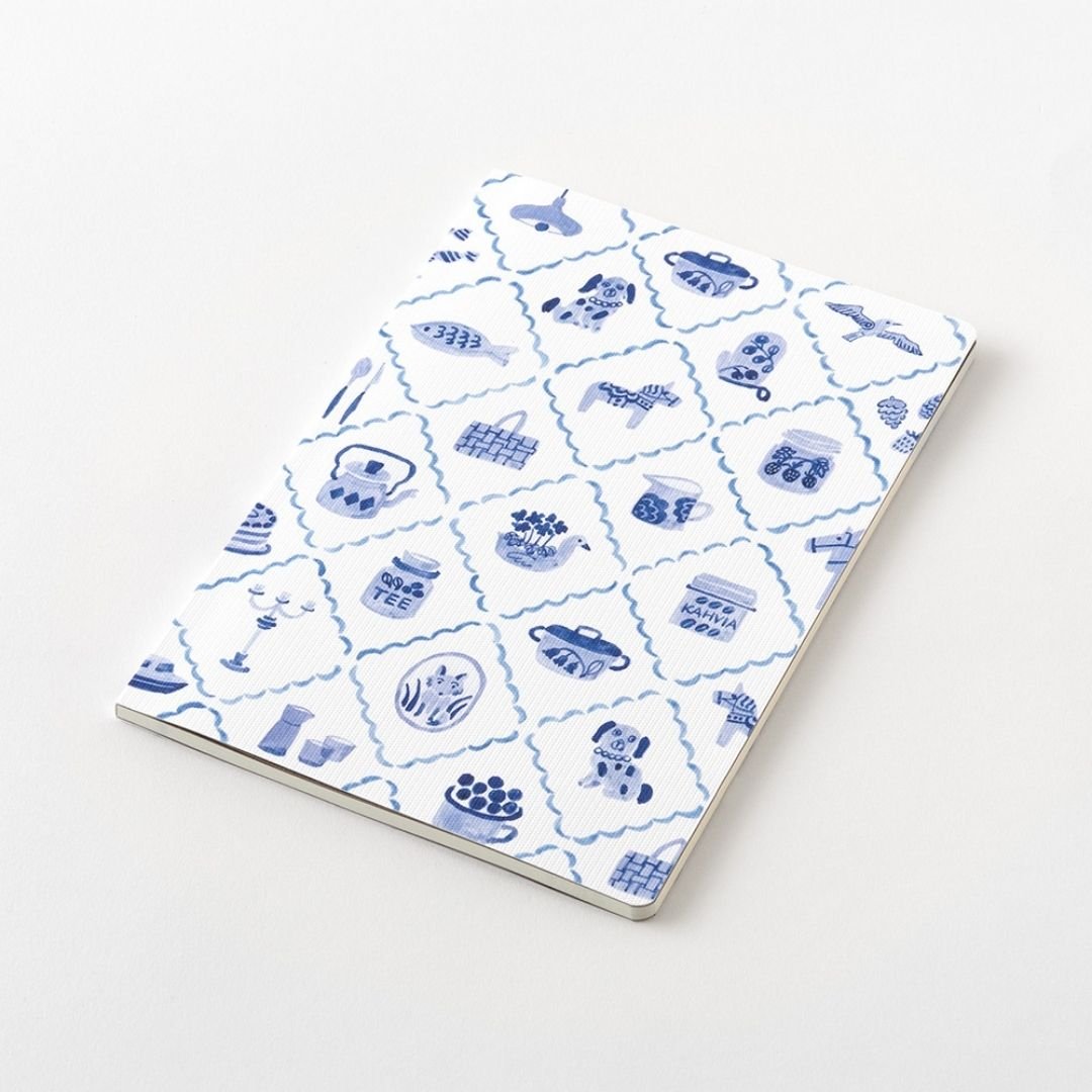 Blue Log Notebook Yuru Log Notebook B6 Nordic Blue Midori Japanese Stationery