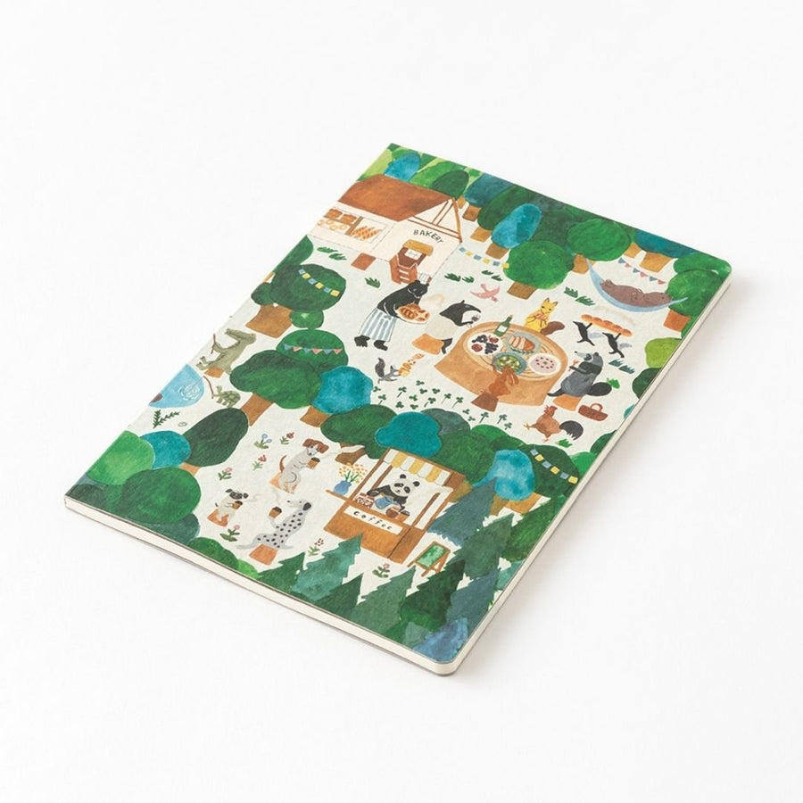Yuru Log Notebook B6 - Forest Animal - Under the Rowan Trees