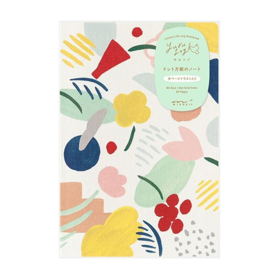 Yuru Log Notebook B6 - Motif Textile - 