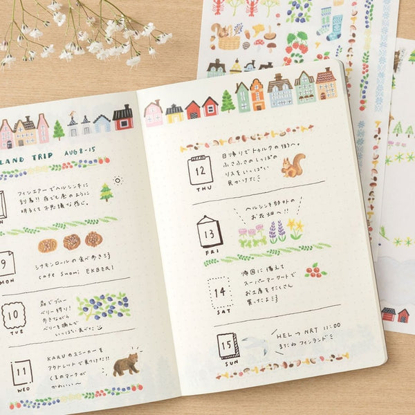 Yuru Log Notebook B6 - Scandinavia - Under the Rowan Trees
