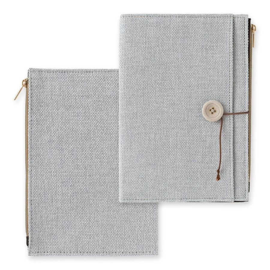 Yuru Log Notebook Cloth Cover B6 Grey - 