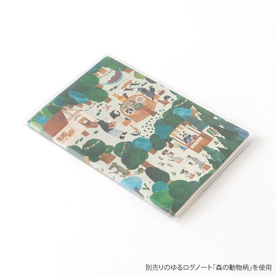 Yuru Log Notebook Cover B6 PVC - Under the Rowan Trees