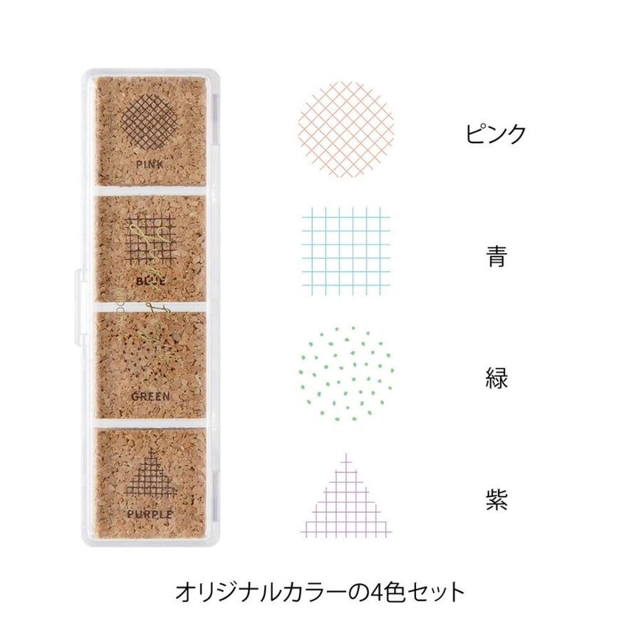 Yuru Log Pre - Inked Stamps - Geometry