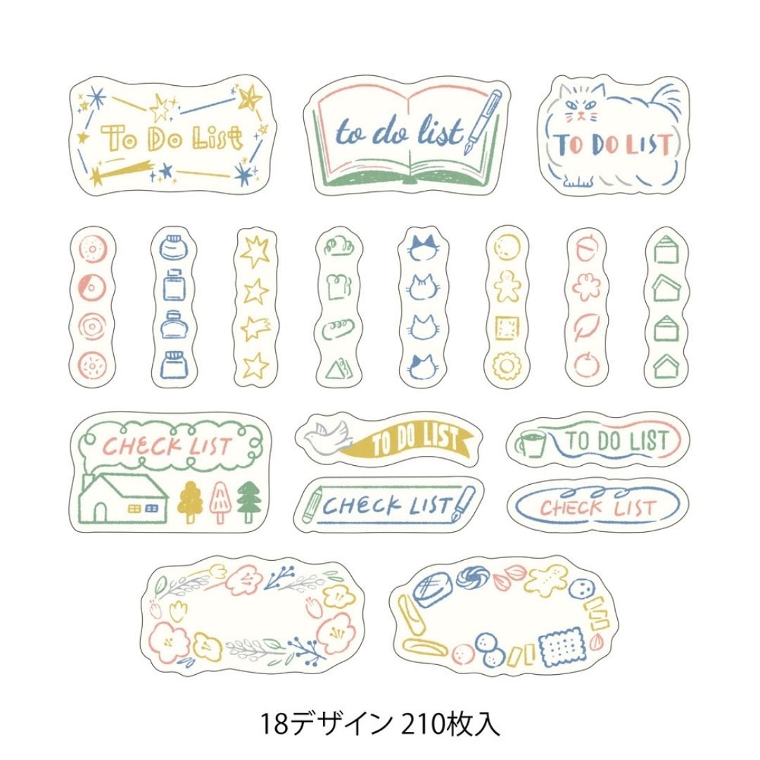 Yuru Log Roll Stickers - List - Midori