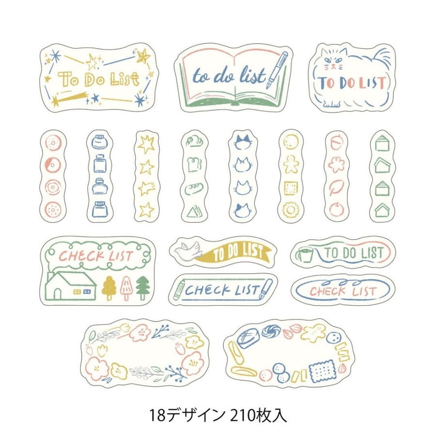 Yuru Log Roll Stickers - List - Midori
