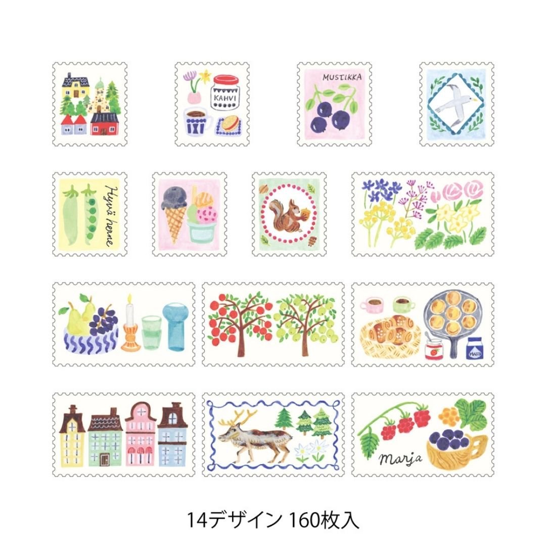 Yuru Log Roll Stickers - Stamps - Midori