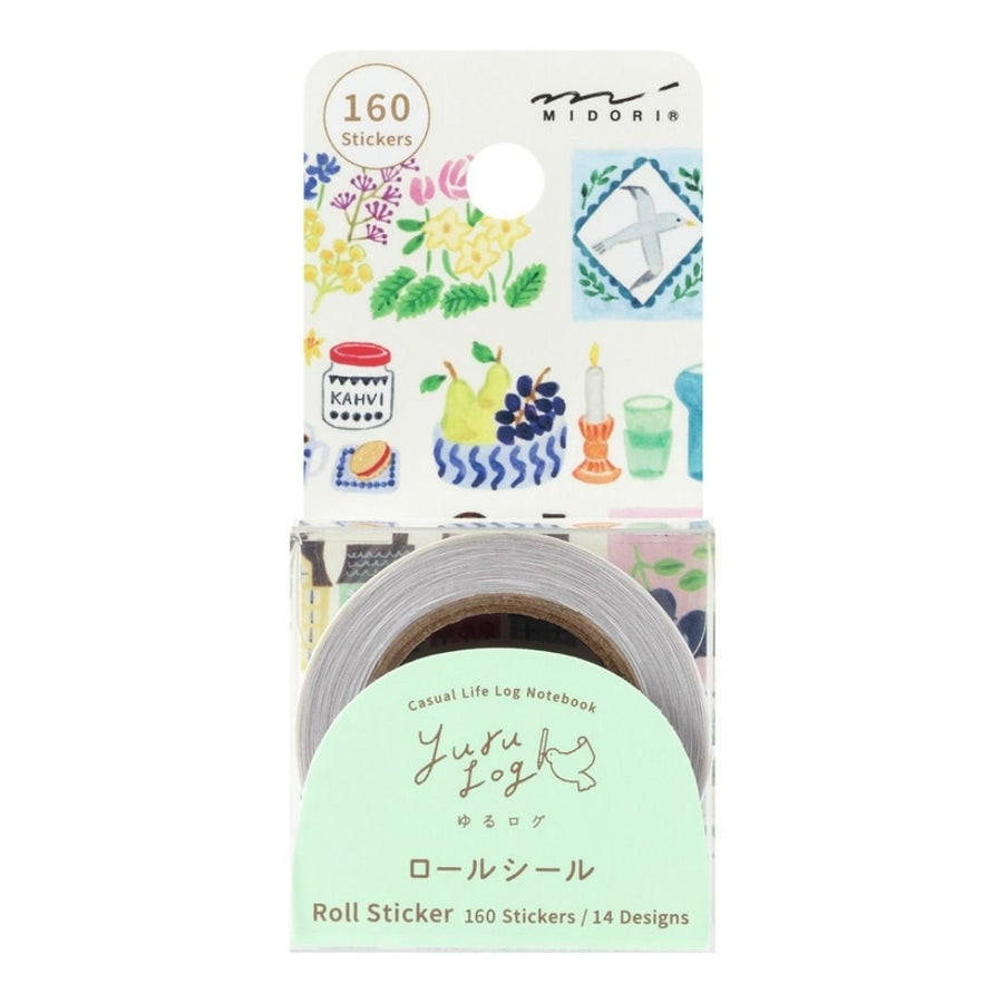 Yuru Log Roll Stickers - Stamps - Midori