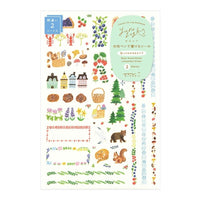 Yuru Log Sticker Sheets x2 - Under the Rowan Trees