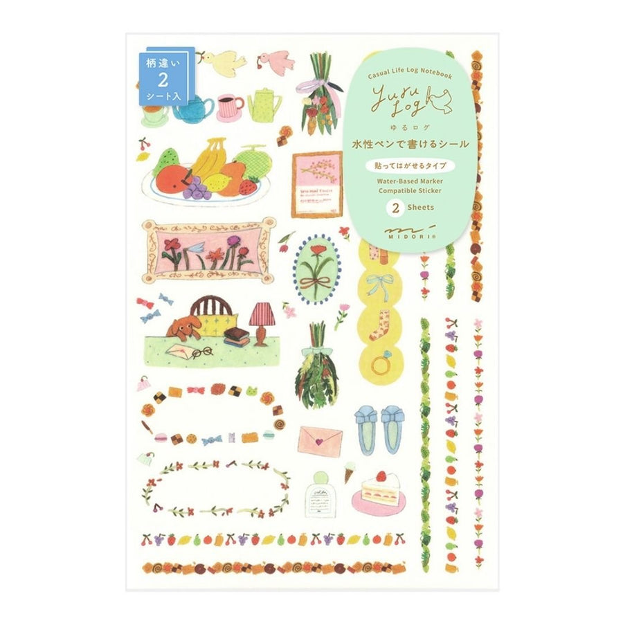 Yuru Log Sticker Sheets x2 - My Life