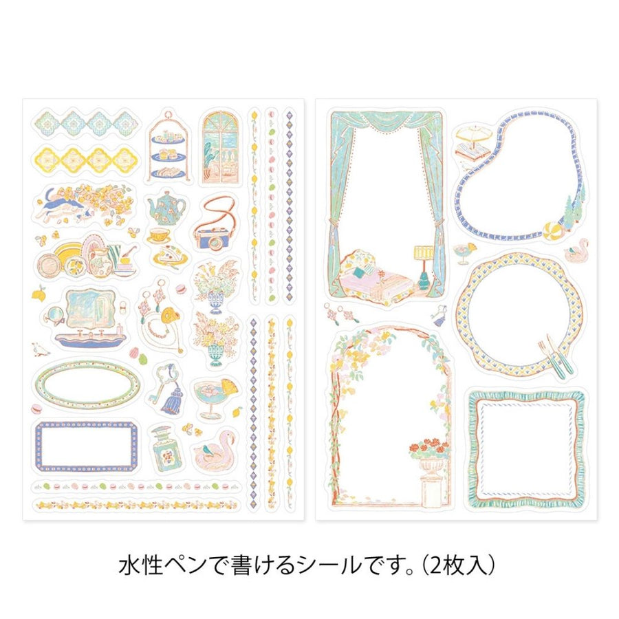 Yuru Log Sticker Sheets x2 - Travel & Hotel