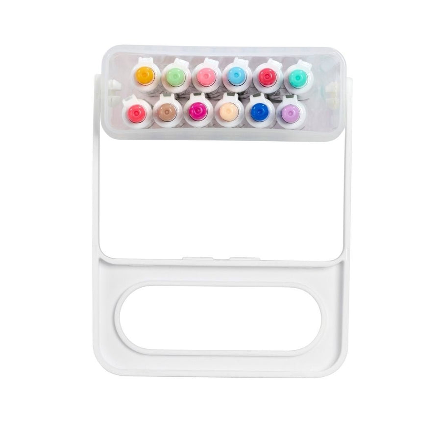 Zebra Clickart Retractable Pens - 12 Light Colours - Zebra