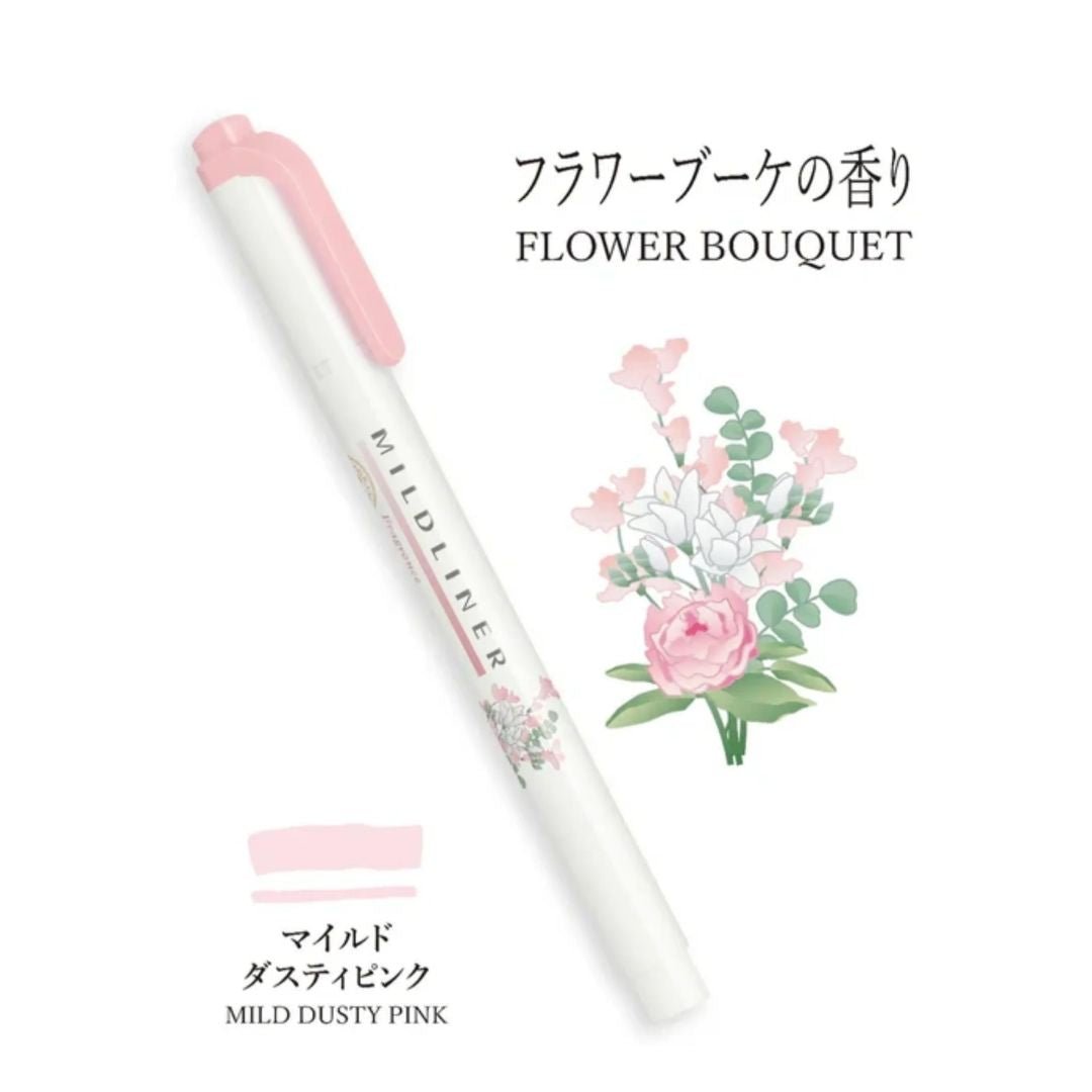 Zebra Mildliner Fragrance Duo-Tip Pens - Set of 6 - Zebra