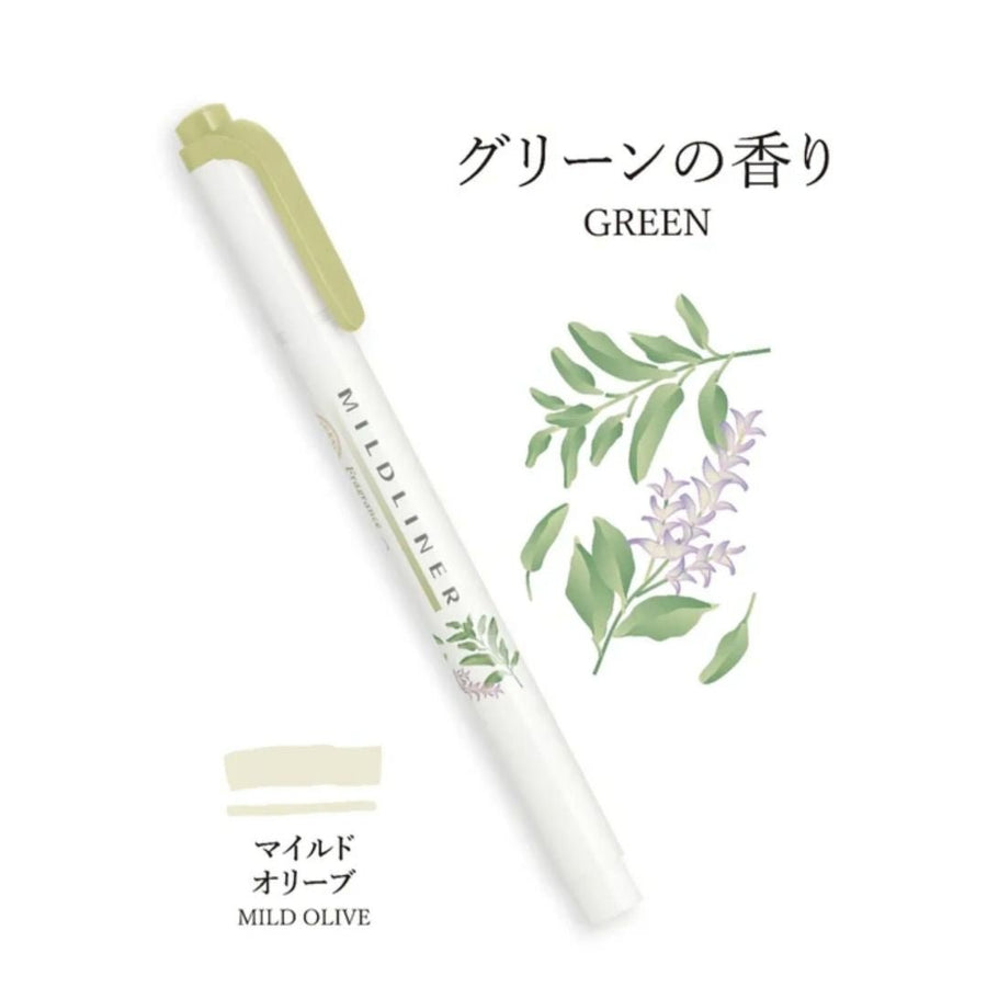 Zebra Mildliner Fragrance Duo-Tip Pens - Set of 6 - Zebra