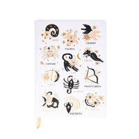 Zodiac Bookcloth Jumbo Journal - Designworks Collective - Under the Rowan Trees