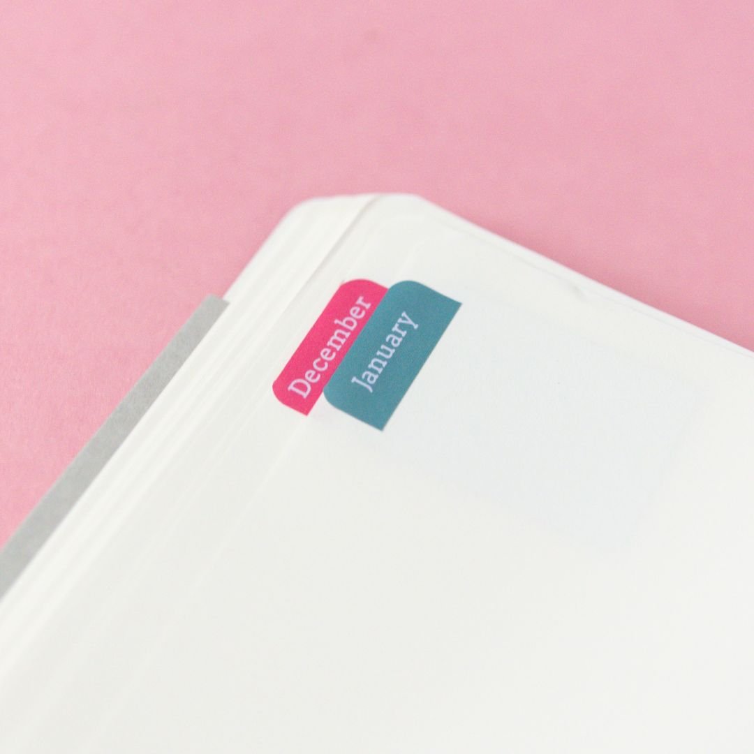 Rowan Tab 2024 Monthly Calendar Tab Stickers
