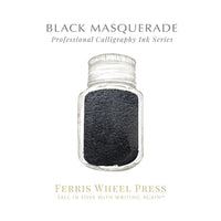 28ml Calligraphy Ink Black Masquerade - Ferris Wheel Press - Under the Rowan Trees