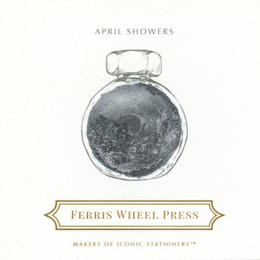 38ml April Showers Fountain Pen Ink - Ferris Wheel Press - Fountain Pen Inks - Under the Rowan Trees