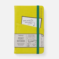 A6 Pocket Notebook Chartreuse - Bookaroo - Under the Rowan Trees
