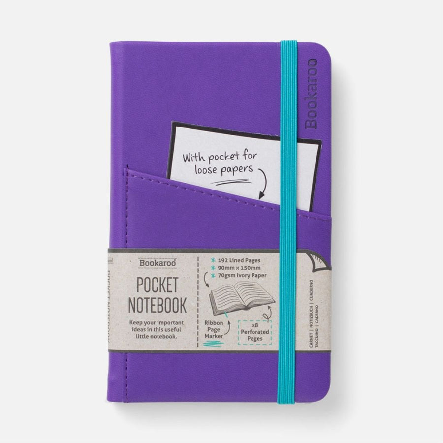 A6 Pocket Notebook Purple - Bookaroo - Notebooks - Under the Rowan Trees
