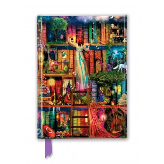 Aimee Stewart: Treasure Hunt Foiled Journal - Flame Tree - Notebooks - Under the Rowan Trees