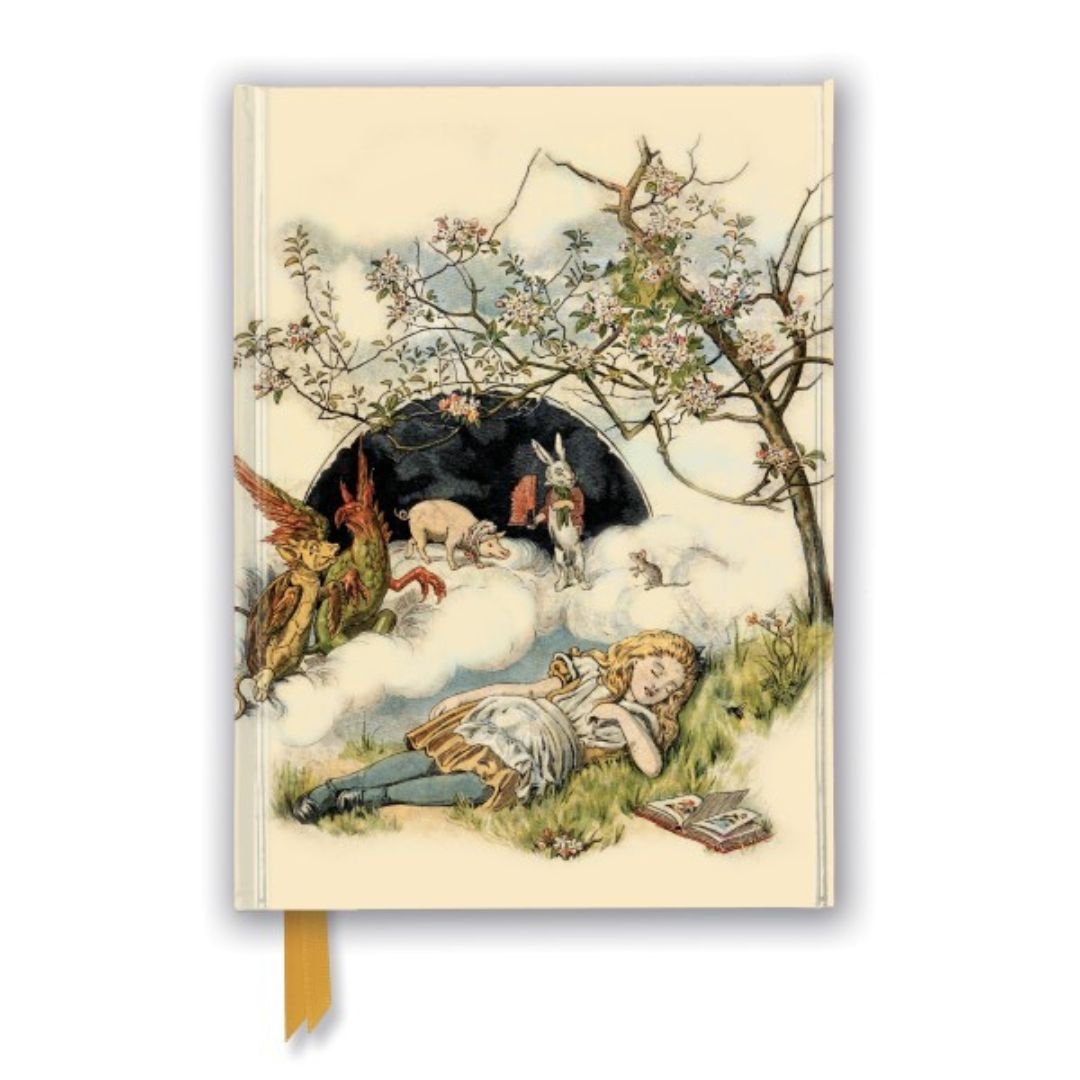 Alice Asleep A5 Lined Journal - Flame Tree - Notebooks - Under the Rowan Trees