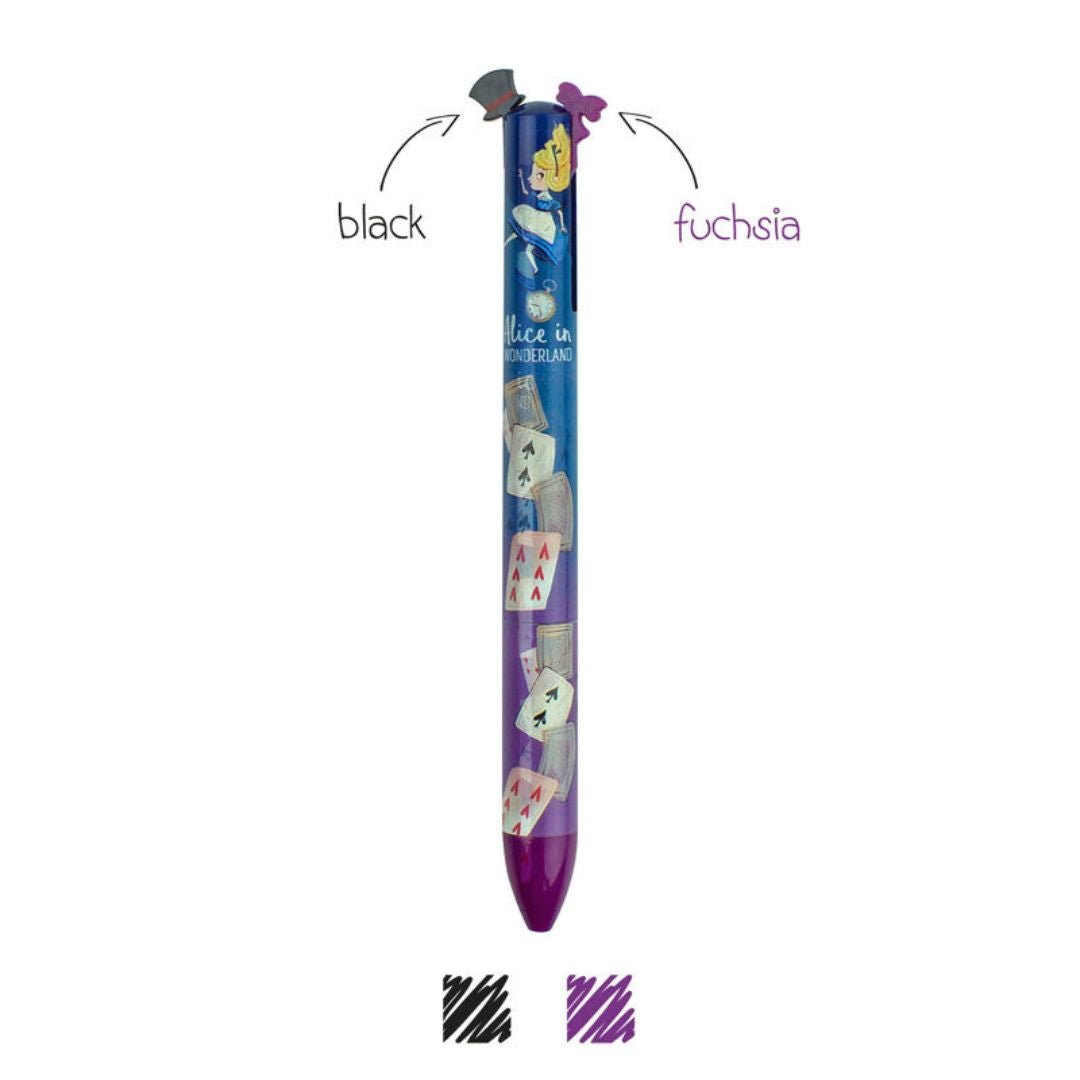 Alice Click & Clack Two Colour Ballpoint Pen - Legami - Pens - Under the Rowan Trees