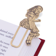 Alice in Wonderland Bookminders Brass Page Markers - Bookaroo - Bookmarks - Under the Rowan Trees
