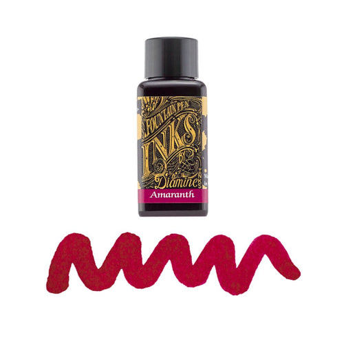 Reds Pinks Diamine Fountain Pen Inks 30ml