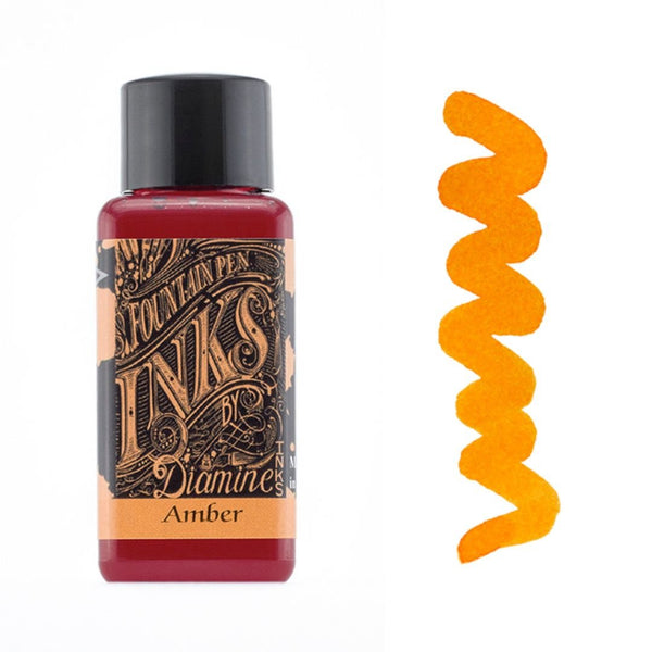 Oranges & Yellows Diamine Fountain Pen Inks 30ml-Fountain Pen Inks-Diamine-Amber