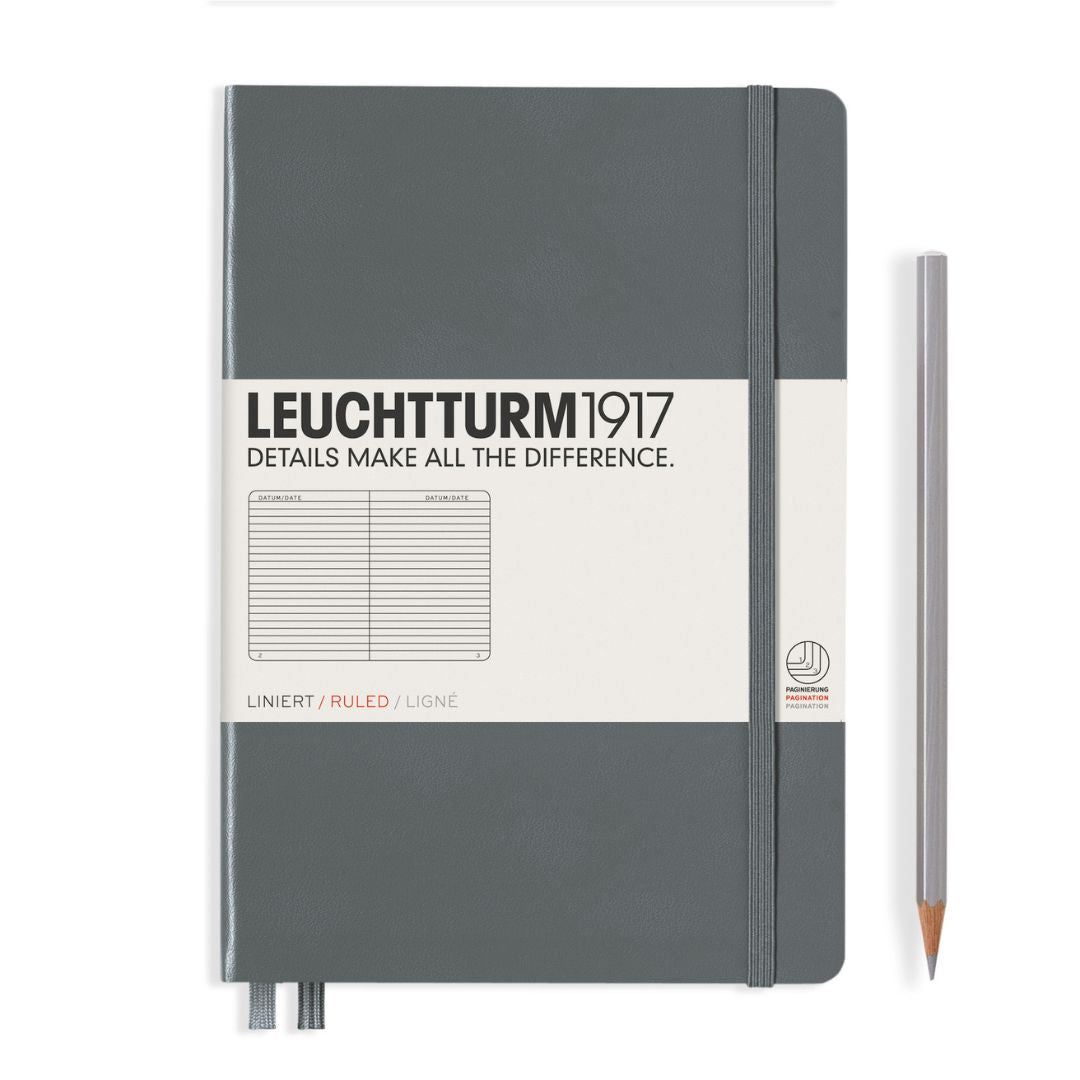Anthracite A5 Hardcover Notebook - Leuchtturm 1917 - Notebooks - Under the Rowan Trees