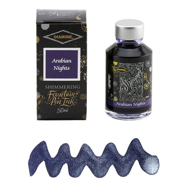 Diamine Shimmer Fountain Pen Ink 50ml-Fountain Pen Inks-Diamine-Arabian Nights