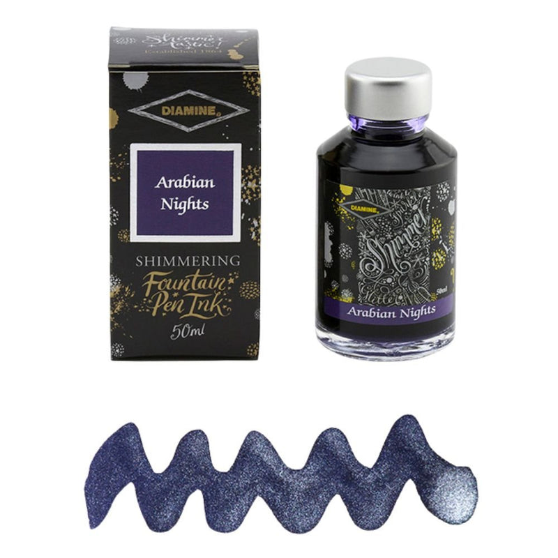 Diamine Shimmer Fountain Pen Ink 50ml-Fountain Pen Inks-Diamine-Arabian Nights
