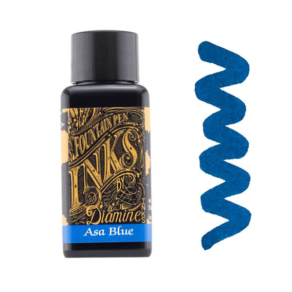 Blues Diamine Fountain Pen Inks 30ml-Fountain Pen Inks-Diamine-Asa Blue
