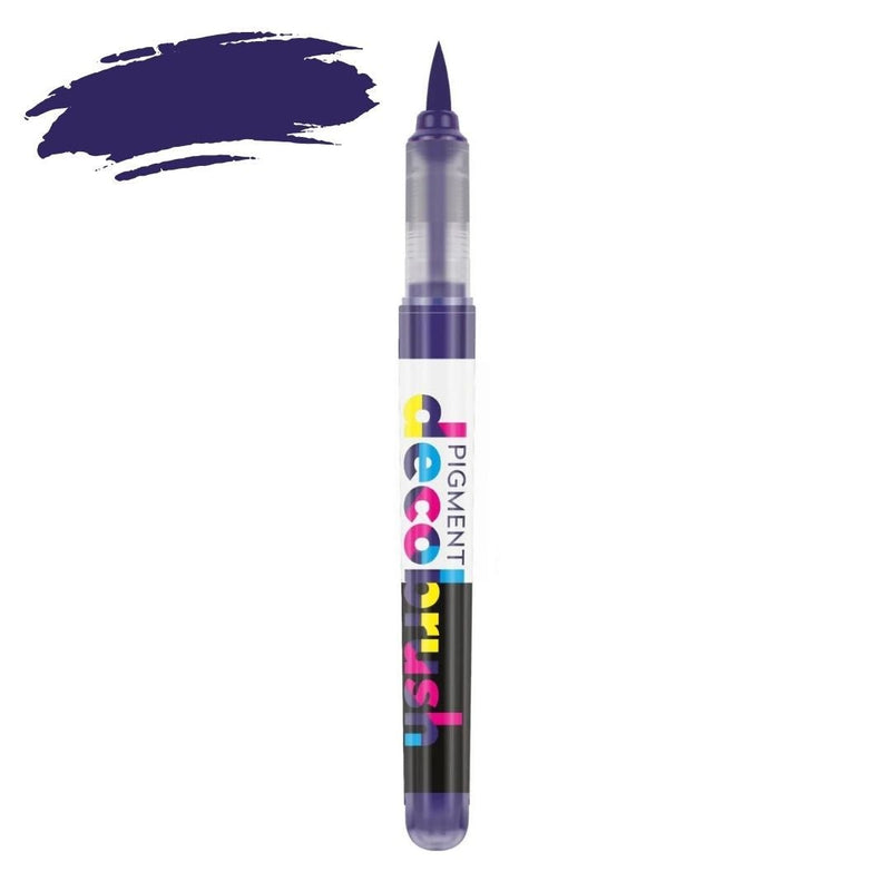Karin Pigment Decobrush Opaque Brush Markers-Pens-Karin-Aubergine