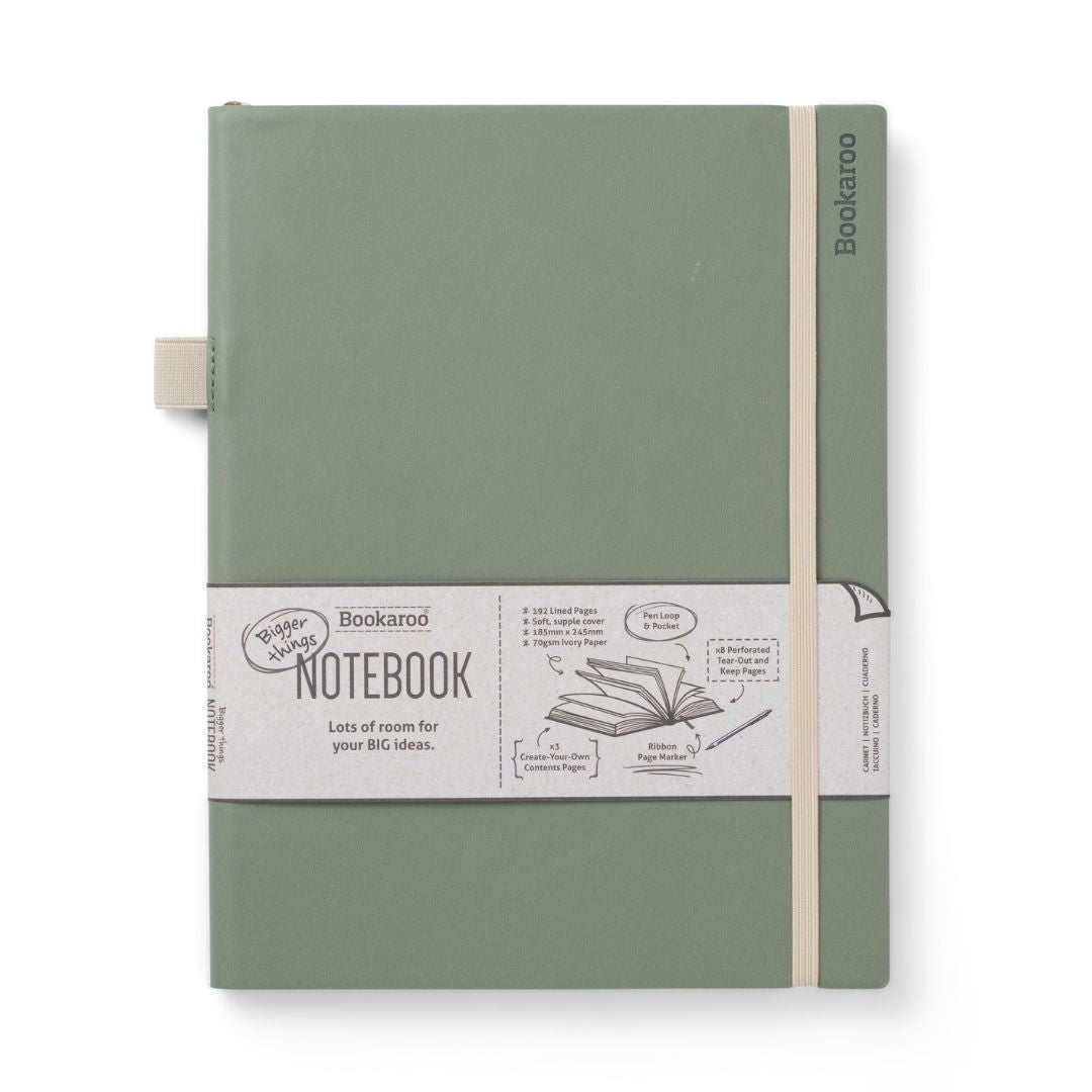 Bigger Things Notebook Fern - Bookaroo - Notebooks - Under the Rowan Trees