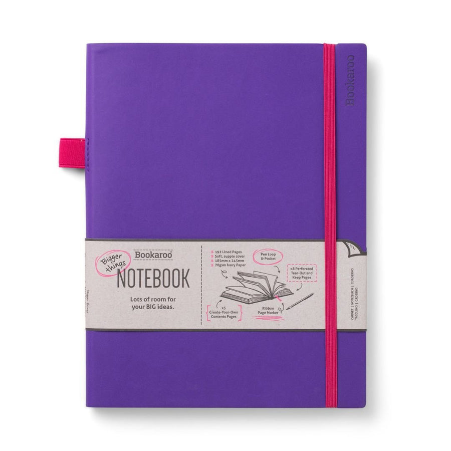 Bigger Things Notebook Purple - Bookaroo - Notebooks - Under the Rowan Trees