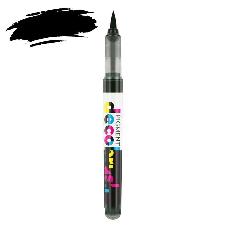 Karin Pigment Decobrush Opaque Brush Markers-Pens-Karin-Black