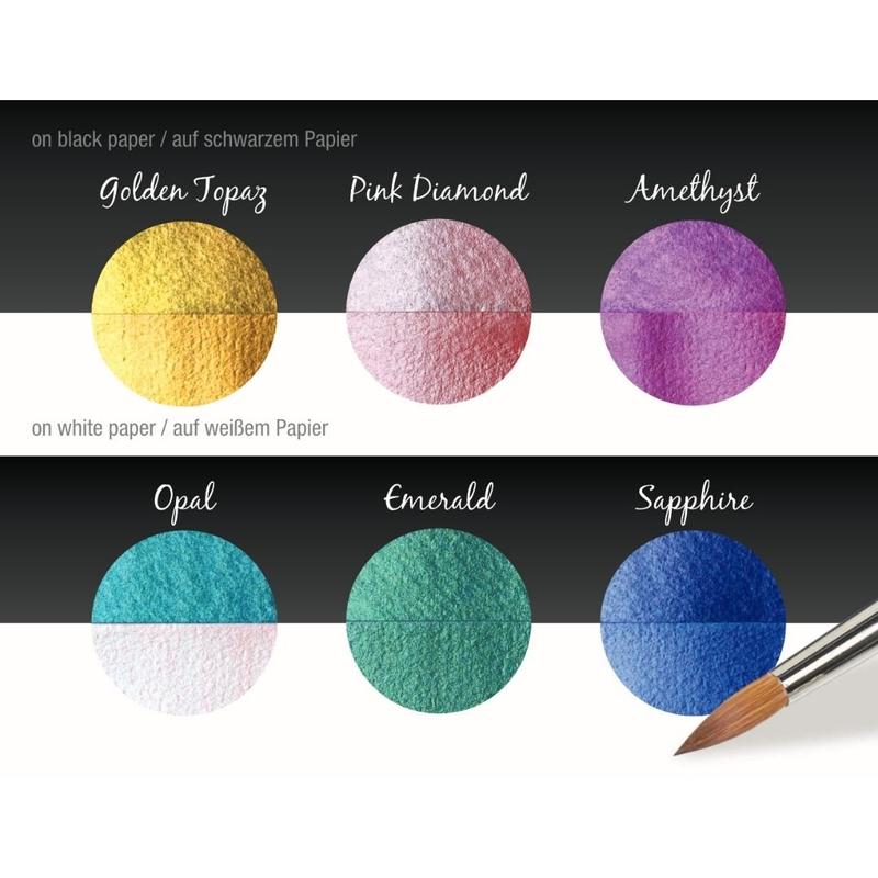 Bling Coliro Pearlcolors Set of Six-Calligraphy Inks-Coliro-