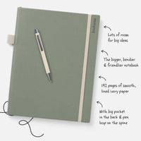 Bookaroo Bigger Things Notebook Cream - Bookaroo - Under the Rowan Trees