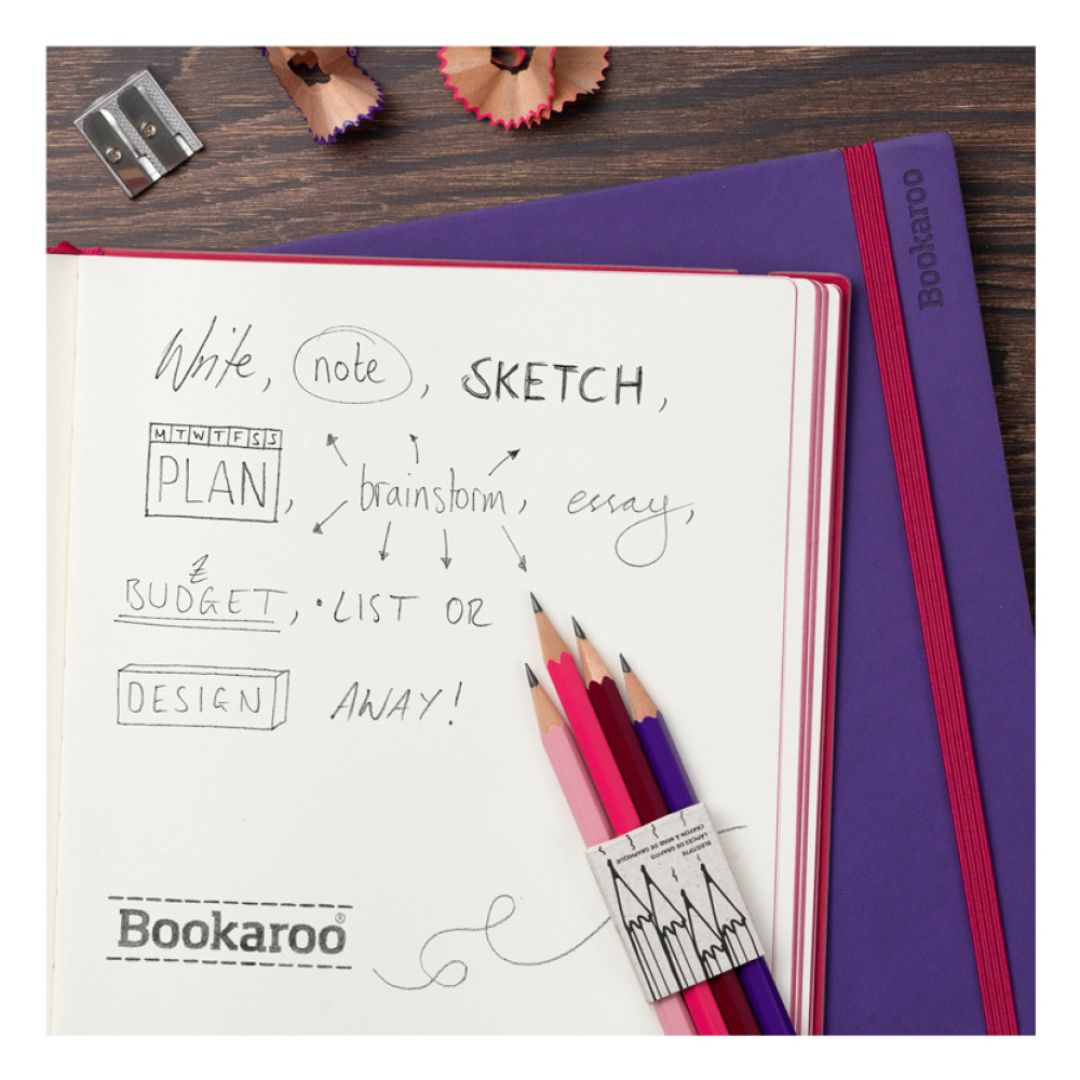 Bookaroo Graphite Pencils Pinks & Purples - Bookaroo - Pencils - Under the Rowan Trees