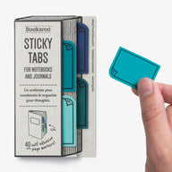 Bookaroo Sticky Tabs Blues - Bookaroo - Page Markers - Under the Rowan Trees