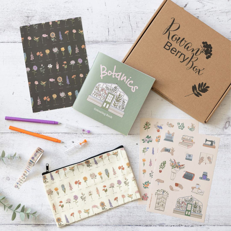 Botanics Canvas Pencilcase-Pencil Cases-Under the Rowan Trees-