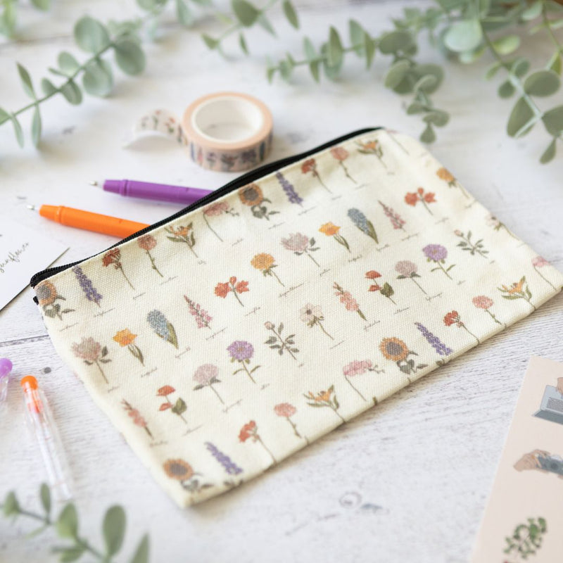Botanics Canvas Pencilcase-Pencil Cases-Under the Rowan Trees-