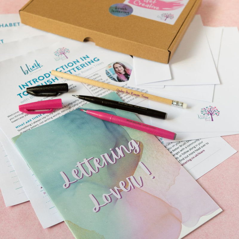 Brush Lettering Beginner Set-Gift Sets-Under the Rowan Trees-
