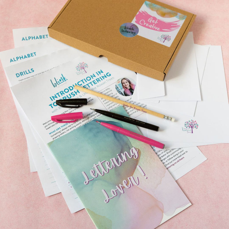 Brush Lettering Beginner Set-Gift Sets-Under the Rowan Trees-