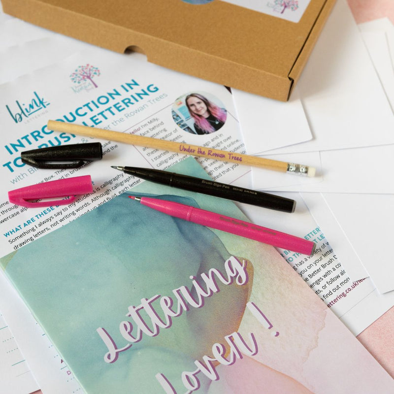 Brush Lettering Beginner Set-Gift Sets-Under the Rowan Trees-