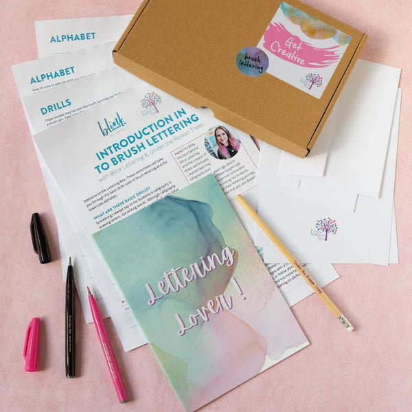 Brush Lettering Beginner Set-Gift Sets-Under the Rowan Trees-