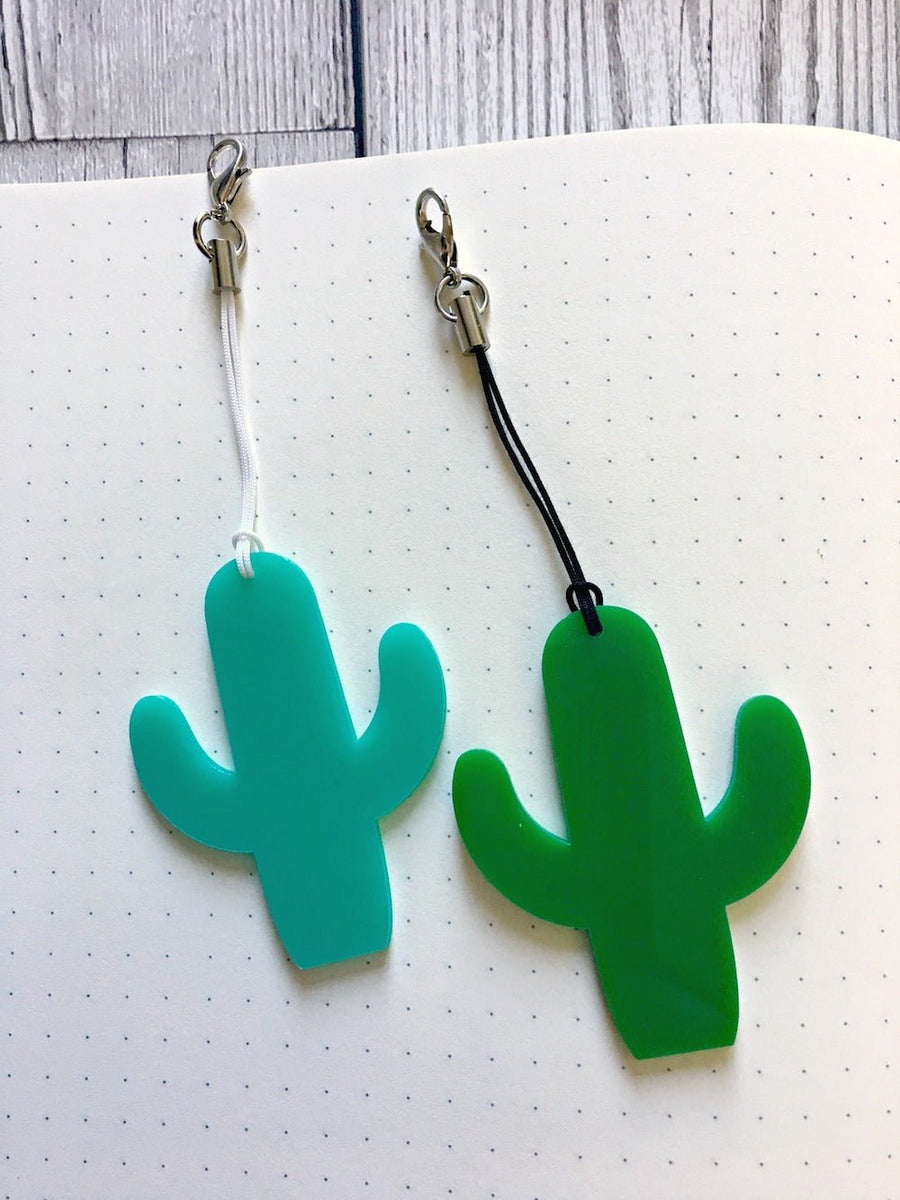 Cactus Planner Charm - Under the Rowan Trees - Under the Rowan Trees