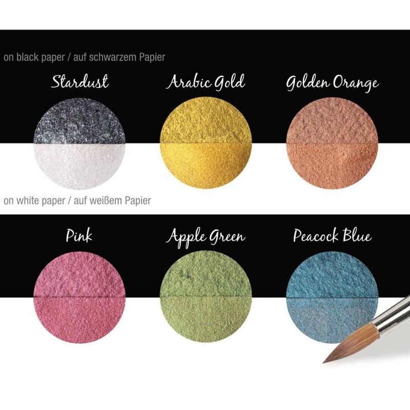 Candy Finetec Coliro Pearlcolors Set of Six-Calligraphy Inks-Coliro-