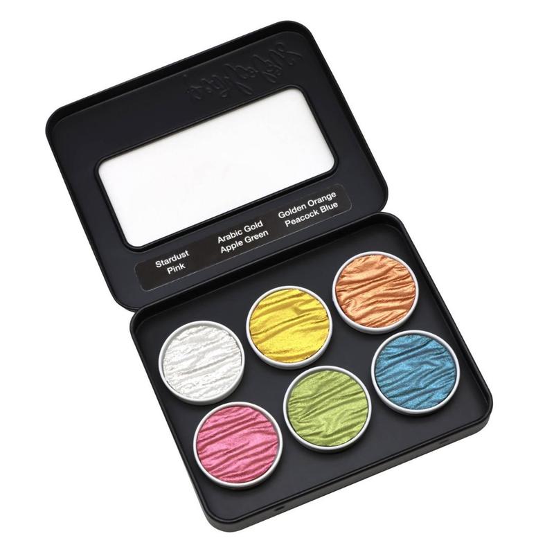 Candy Finetec Coliro Pearlcolors Set of Six-Calligraphy Inks-Coliro-